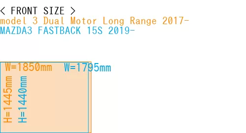 #model 3 Dual Motor Long Range 2017- + MAZDA3 FASTBACK 15S 2019-